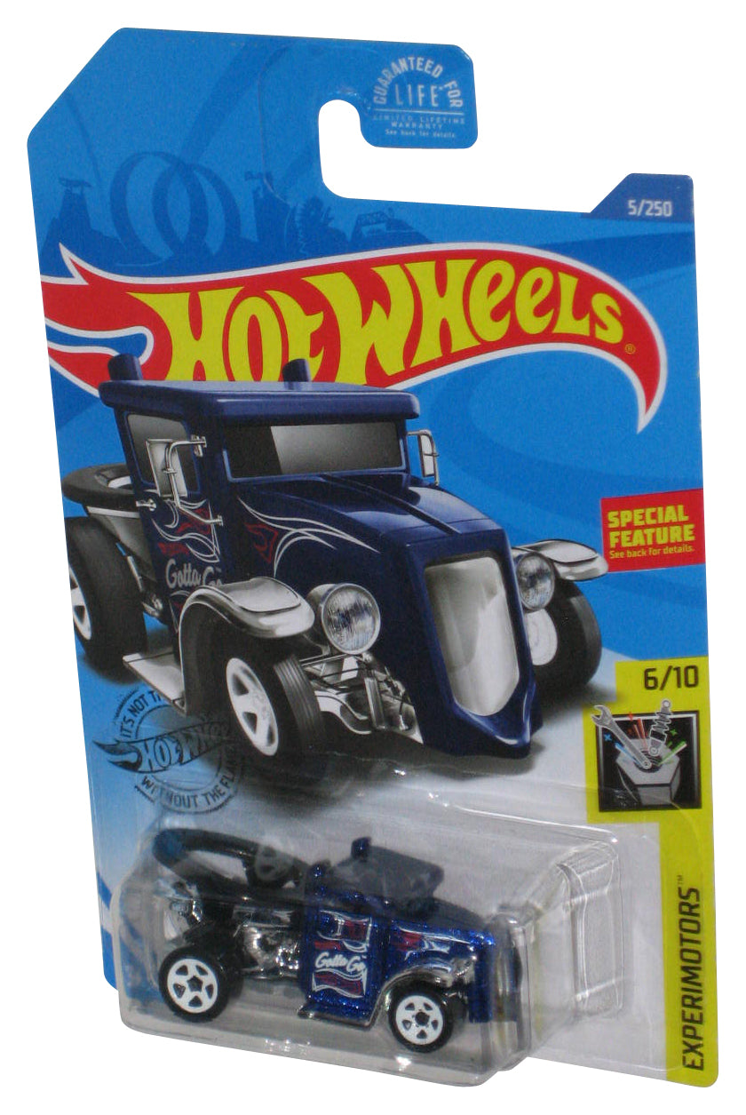 Hot Wheels Experimotors 6/10 (2017) Dark Blue Gotta Go Toy Car 5/250