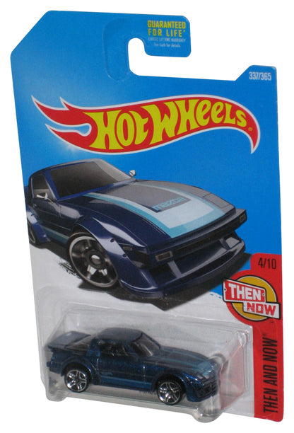 Hot Wheels Then And Now 4/10 (2015) Blue Mazda RX-7 Toy Car 337/365