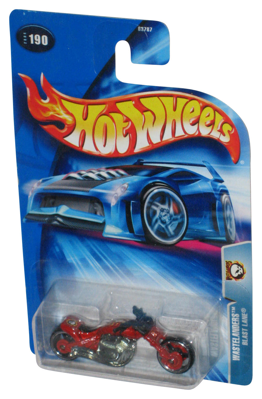 Hot Wheels Red Wastelanders (2004) Mattel Blast Lane Toy Bike #190