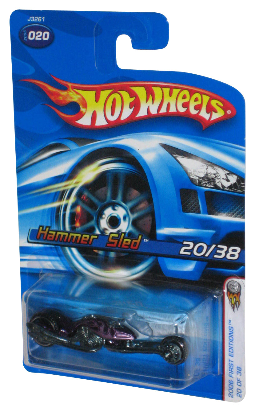Hot Wheels Purple Hammer Sled 20/38 (2006) First Edition Toy Car #020