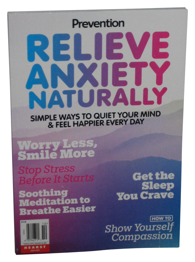 Prevention Relieve Anxiety Naturally Sleep Meditation Stop Stress (2021) Paperback Book