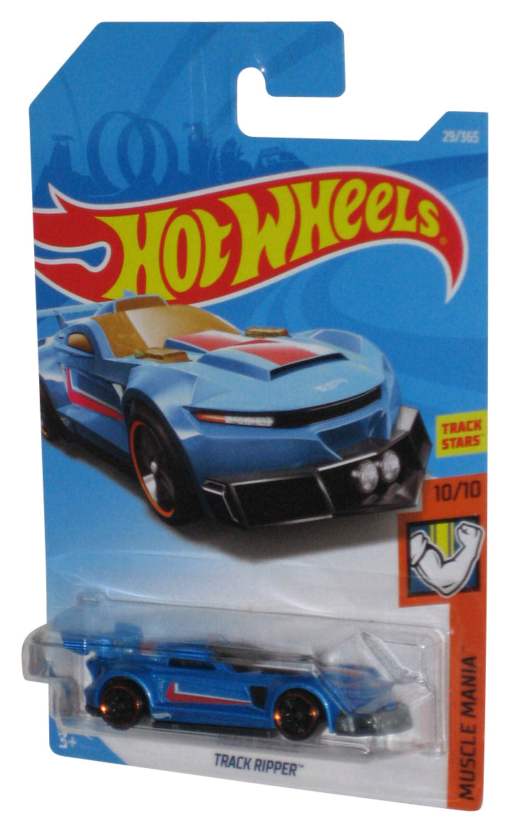 Hot Wheels Muscle Mania 10/10 (2017) Blue Track Ripper Toy Car 29/365