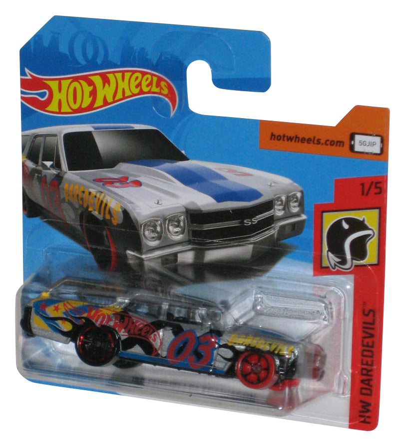 Hot Wheels HW Daredevils (2017) Silver '70 Chevelle SS Wagon Toy Car 1/5 - (Short Card)