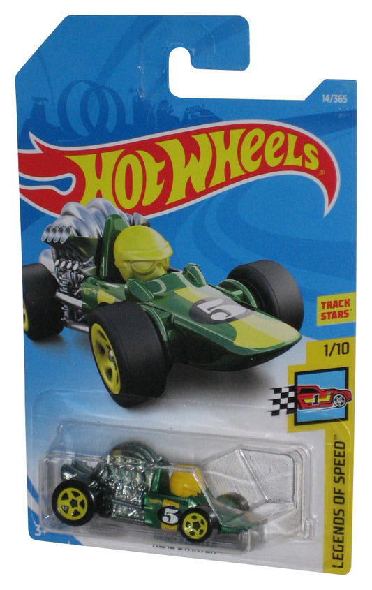 Hot Wheels Legends of Speed 1/10 (2017) Yellow & Green Head Starter Toy Car 14/365