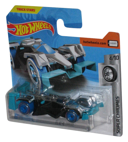 Hot Wheels Super Chromes (2017) Blue Flash Drive Toy Car 4/10 - (Short Card)