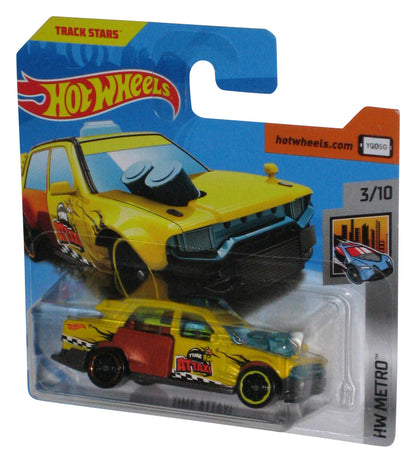 Hot Wheels HW Metro  3/10 (2017) Yellow Time Attaxi Toy Car 226/365 - (Short Card)