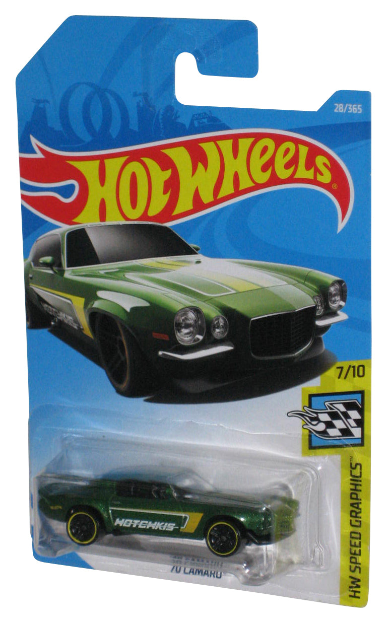 Hot Wheels HW Speed Graphics (2017) Green '70 Camaro Toy Car 28/365