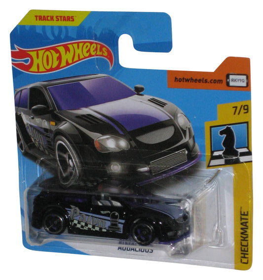 Hot Wheels Checkmate (2017) Black & Purple Audacious Toy Car 7/9 - (Short Card)