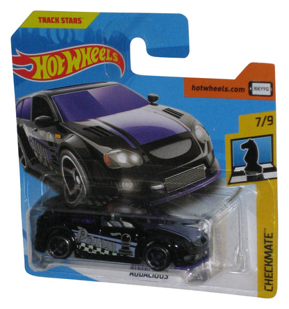 Hot Wheels Checkmate (2017) Black & Purple Audacious Toy Car 7/9 - (Short Card)
