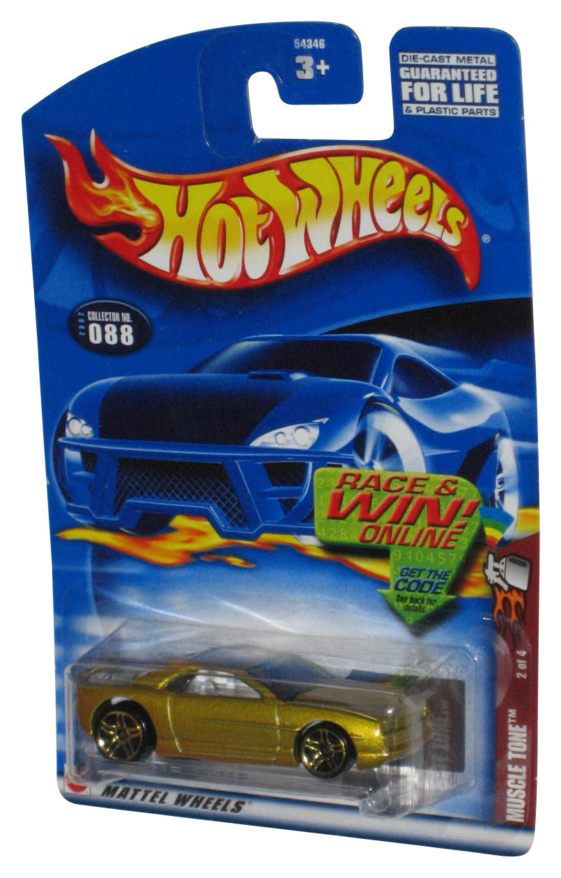 Hot Wheels Muscle Tone 2 of 4 (2002) Gold Toy Car #088