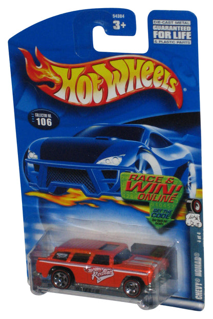 Hot Wheels Chevy Nomad 4 of 4 Red Line Series (2002) Orange Toy Car #106