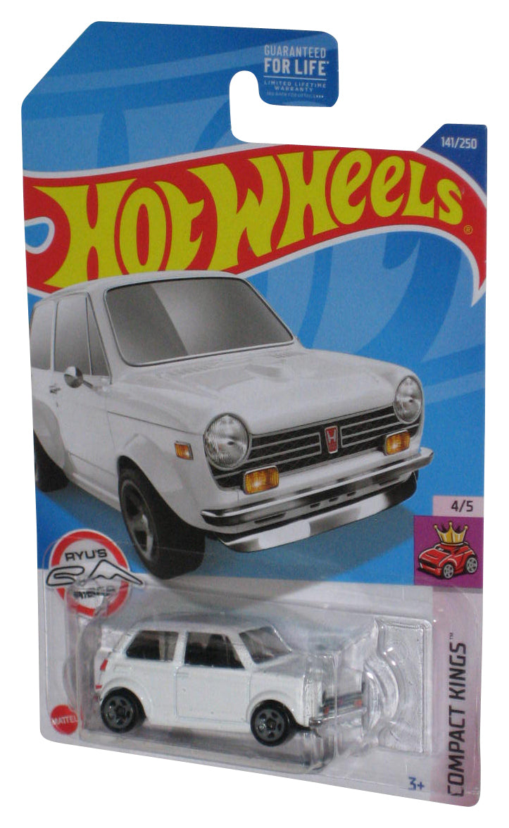 Hot Wheels Compact Kings 4/5 (2021) White Custom '70 Honda N600 Toy Car 141/250