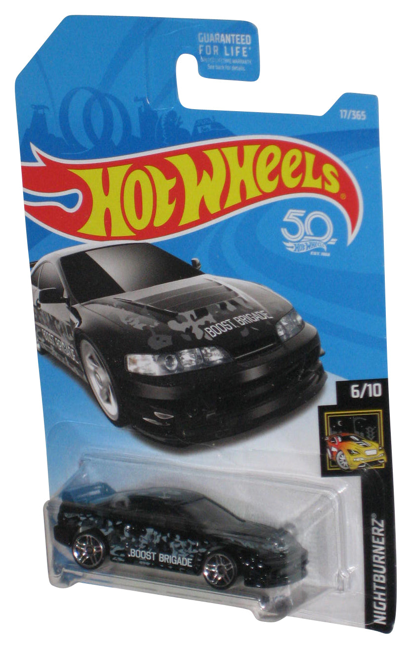 Hot Wheels Nightburnerz 6/10 (2017) Black Custom '01 Acura Integra GSR Toy Car 17/365