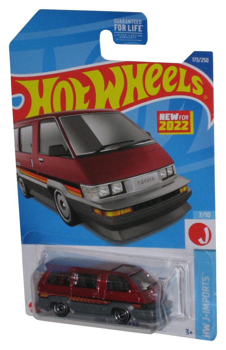 Hot Wheels HW J-Imports 7/10 (2022) Red 1986 Toyota Van Toy 173/250