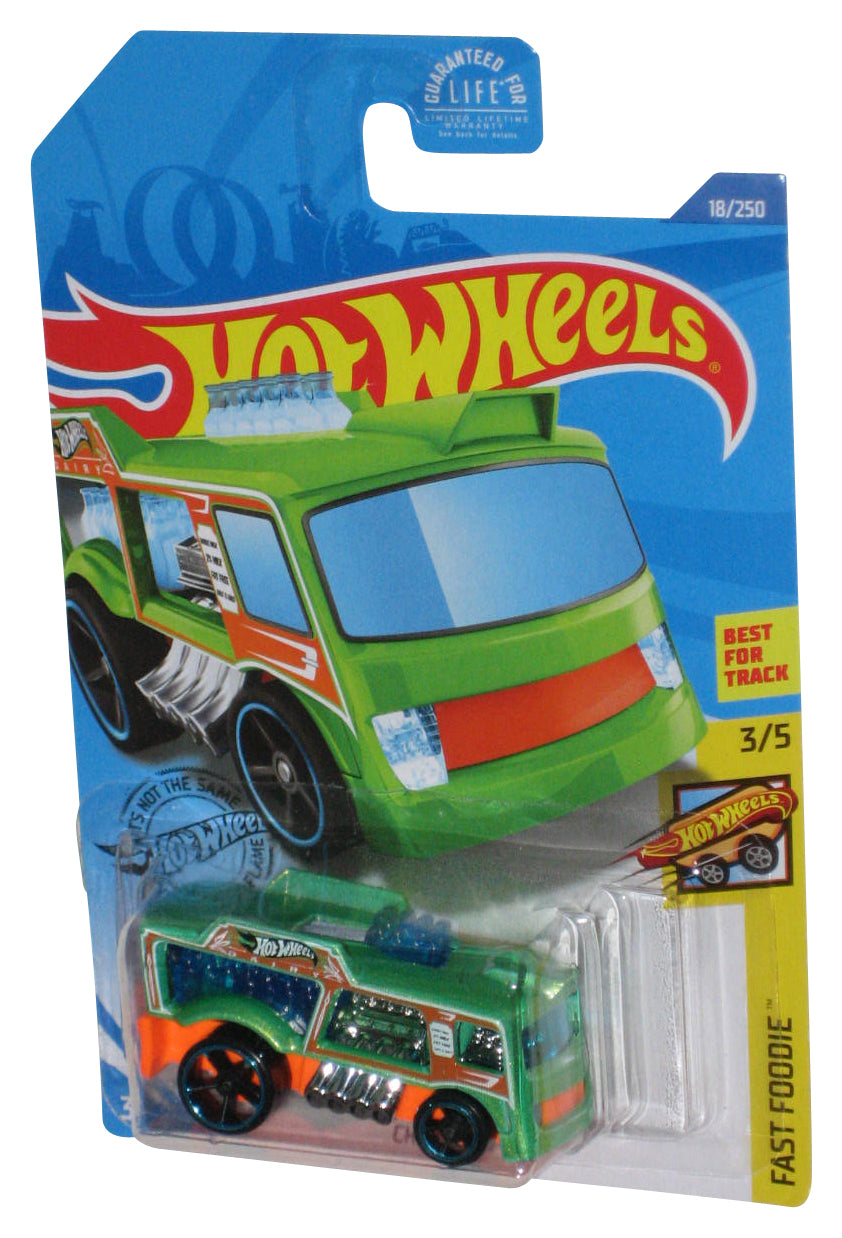 Hot Wheels Fast Foodie 3/5 (2017) Green Chill Mill Toy Car 18/250