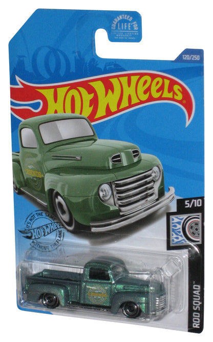 Hot Wheels Rod Squad 5/10 (2017) Green '49 Ford F1 Toy Car 120/250