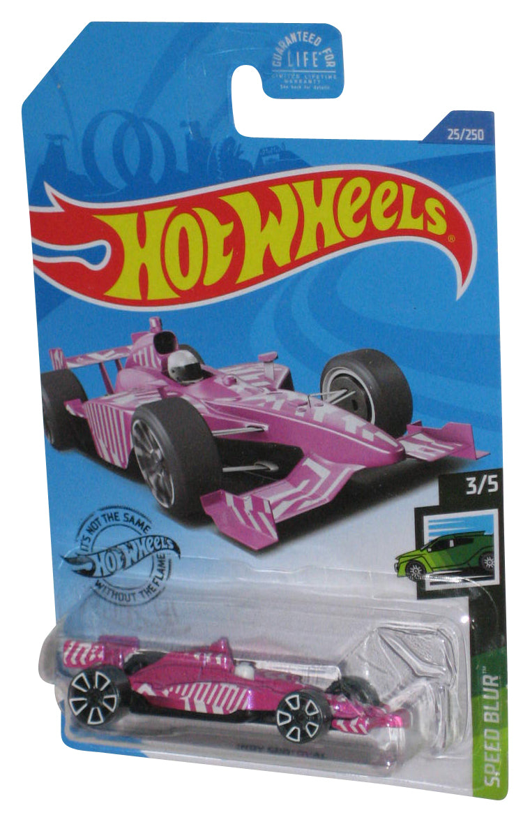 Hot Wheels Speed Blur 3/5 (2017) Purple Indy 500 Oval Toy Car 25/250