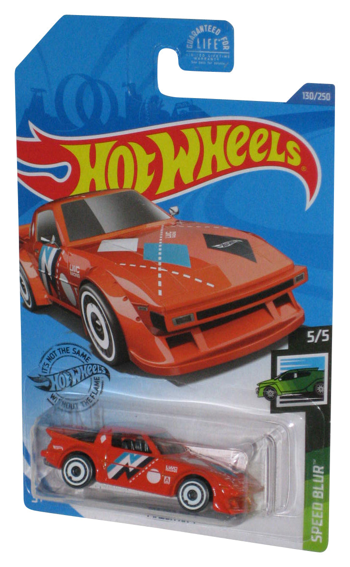 Hot Wheels Speed Blur 5/5 (2017) Orange Mazda RX-7 Toy Car 130/250