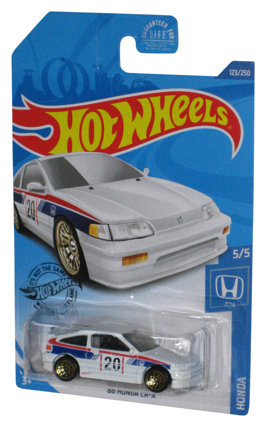Hot Wheels Honda 5/5 (2017) White '88 CR-X Toy car 123/250