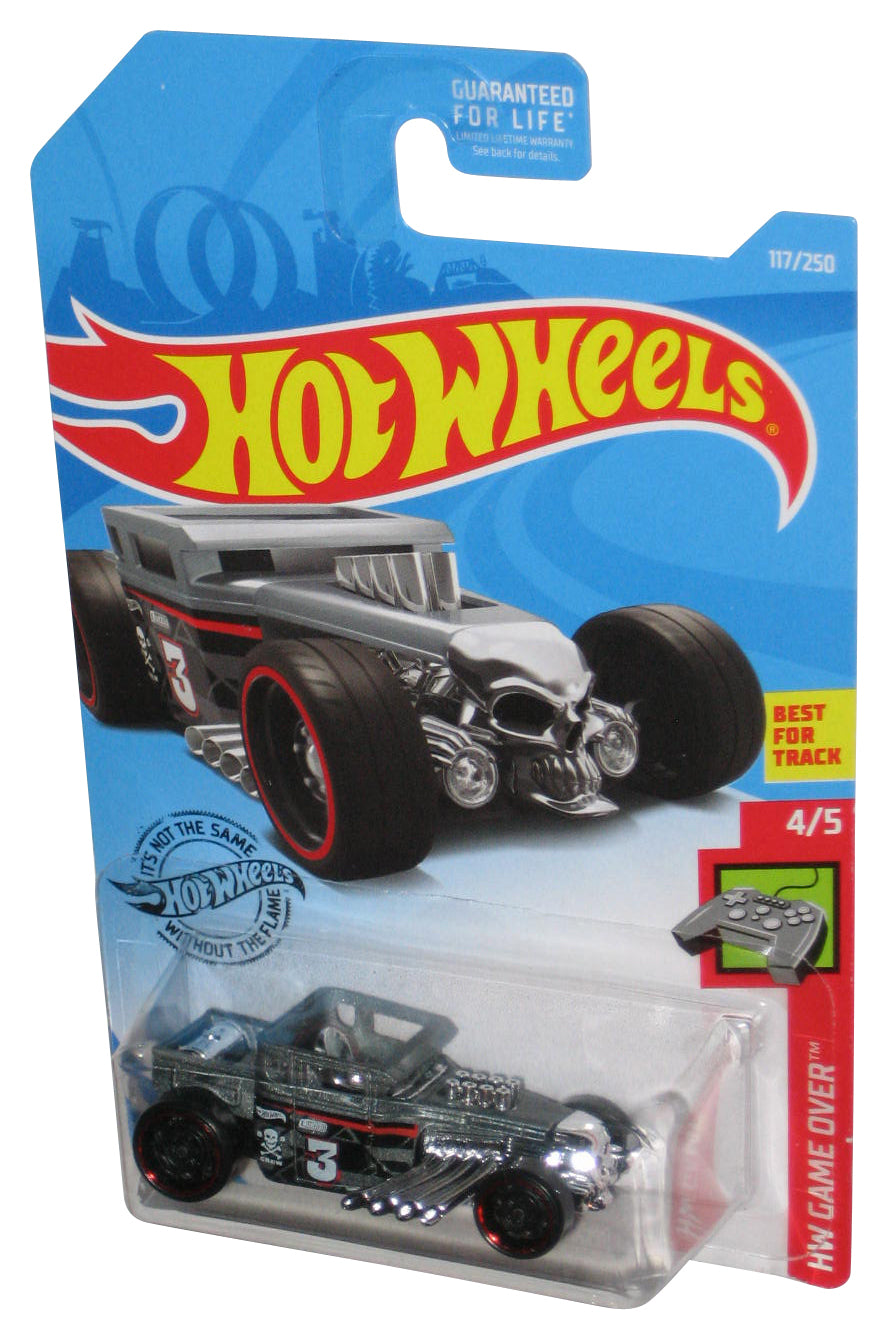 Hot Wheels HW Game Over 4/5 (2018) Gray Bone Shaker Toy Car 117/250