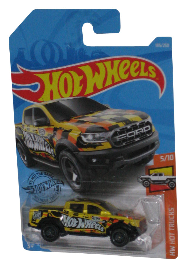 Hot Wheels Hot Trucks 5/10 (2018) Yellow '19 Ford Ranger Raptor Toy 185/250