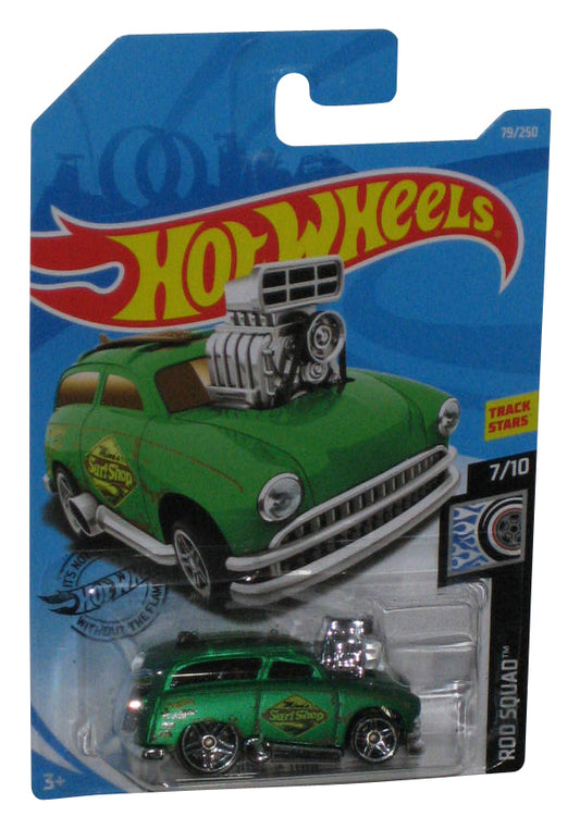 Hot Wheels Rod Squad 7/10 (2018) Green Surf 'N Turf Toy Car 79/250