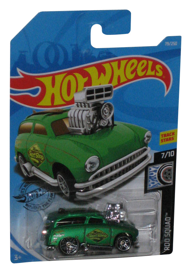 Hot Wheels Rod Squad 7/10 (2018) Green Surf 'N Turf Toy Car 79/250