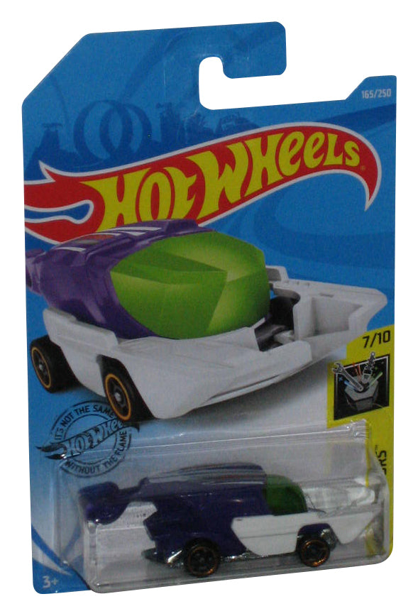 Hot Wheels Experimotors 7/10 (2018) Purple Sky Boat Toy Car 165/250