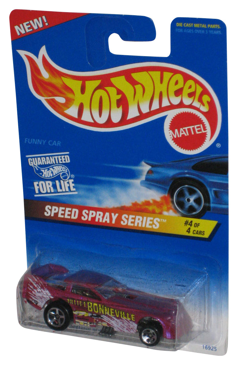 Hot Wheels Speed Spray Series 4/4 (1996) Funny Car Purple Toy #552