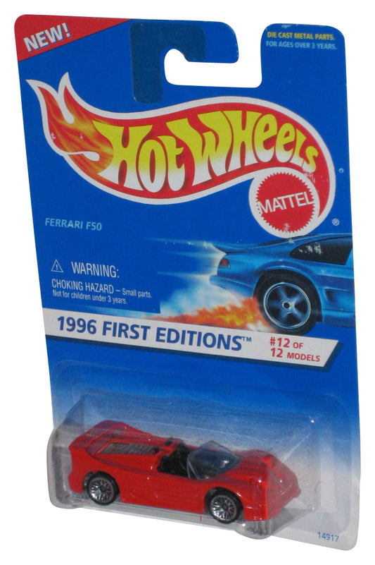 Hot Wheels 1996 First Editions 12/12 Mattel Ferrari F50 Red Toy Car #377