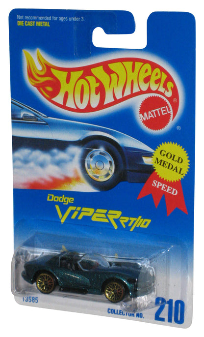 Hot Wheels Dodge Viper RT/10 (1991) Gold Medal Speed Green Toy Car #210