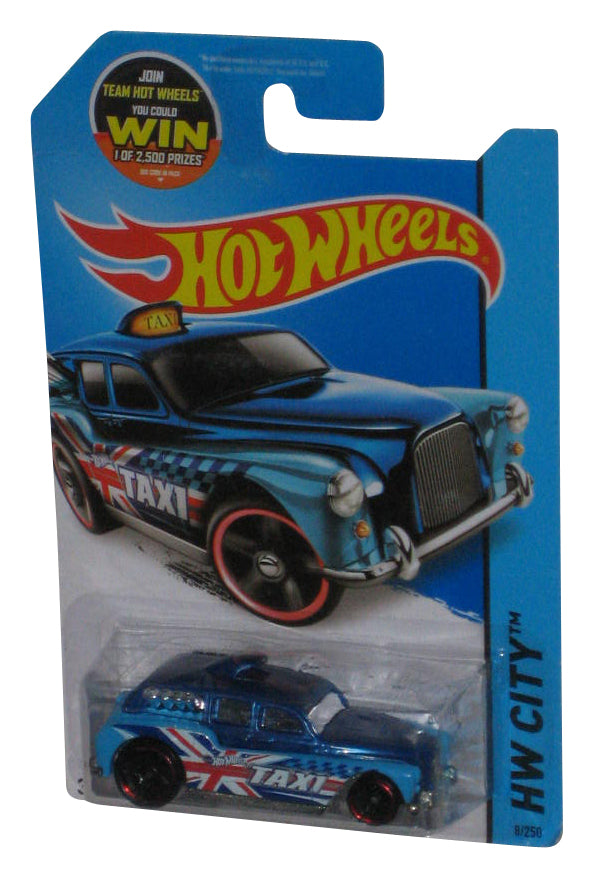 Hot Wheels HW City Blue Cockney Cab II (2013) Mattel Die-Cast Toy Car 8/250