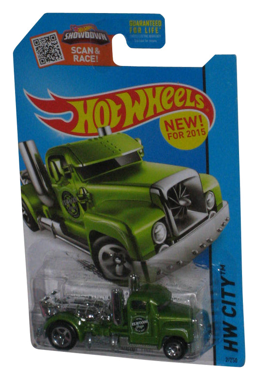 Hot Wheels HW City Green Turbine Time (2015) Mattel Die-Cast Toy Car 2/250