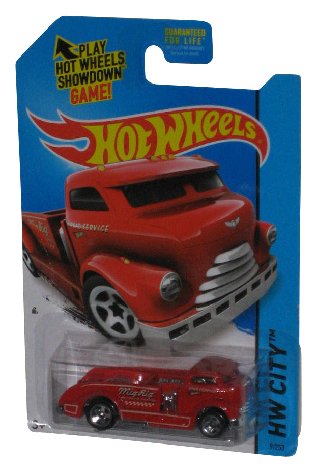 Hot Wheels HW City (2013) Red Mig Rig Die-Cast Toy Car 9/250