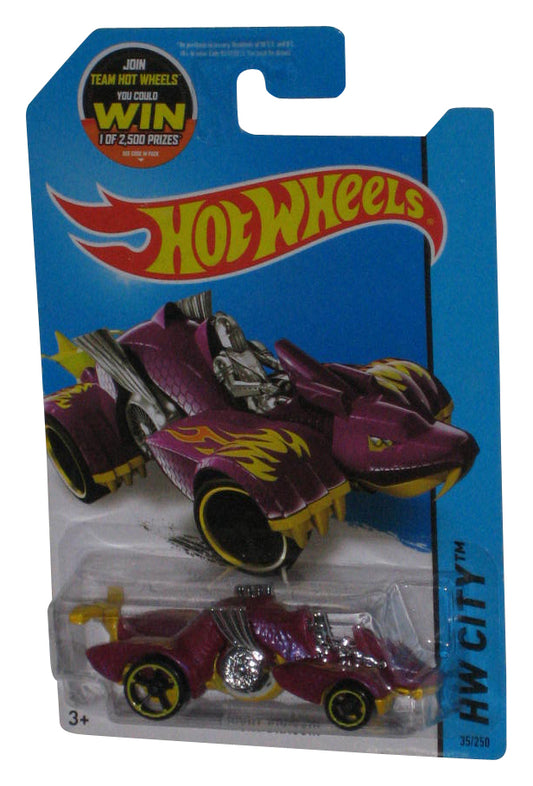 Hot Wheels HW City (2013) Purple Knight Draggin' Toy Car 32/250