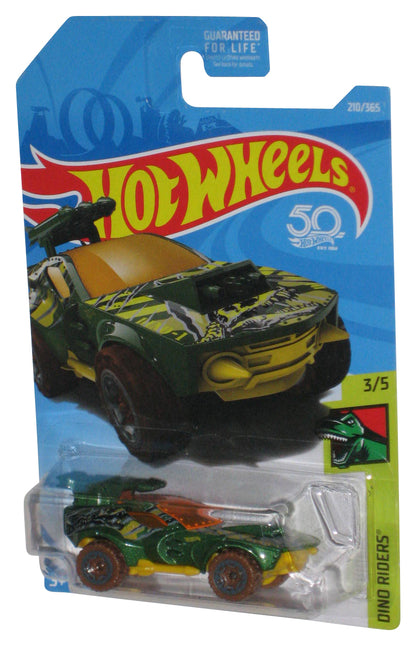 Hot Wheels Dino Riders 3/5 (2017) Green Sting Rod II Toy Car 210/365