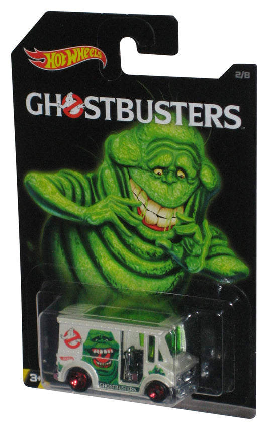 Hot Wheels Ghostbusters (2016) White Bread Box Slimer Die-Cast Toy Car 2/8