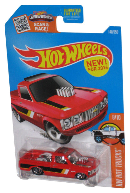 Hot Wheels HW Trucks (2016) Red Custom '72 Chevy Luv Toy Car 148/250