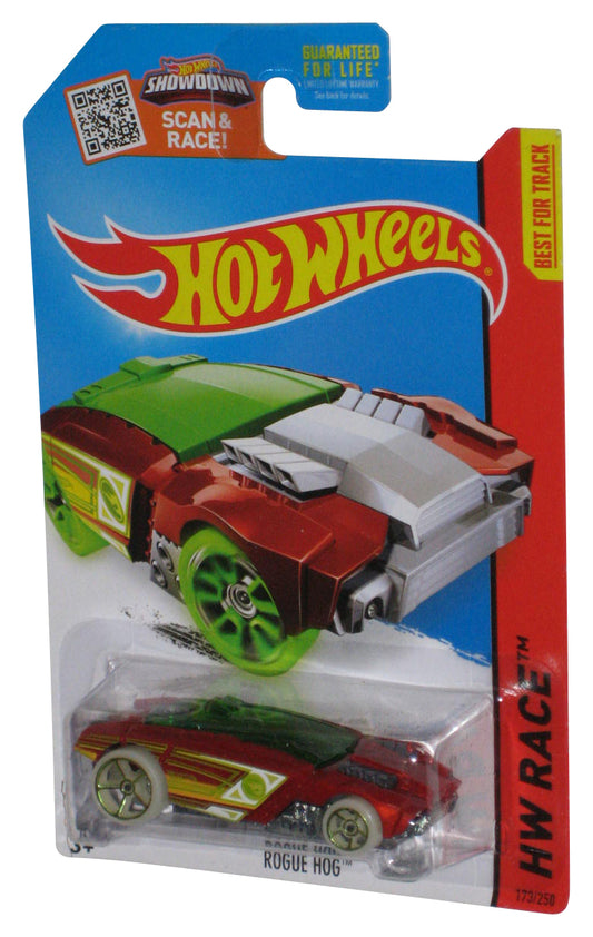 Hot Wheels Showdown HW Race (2013) Red Rogue Hog Toy Car 173/250