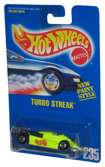 Hot Wheels Turbo Streak (1991) Green New Paint Style Toy Car #235