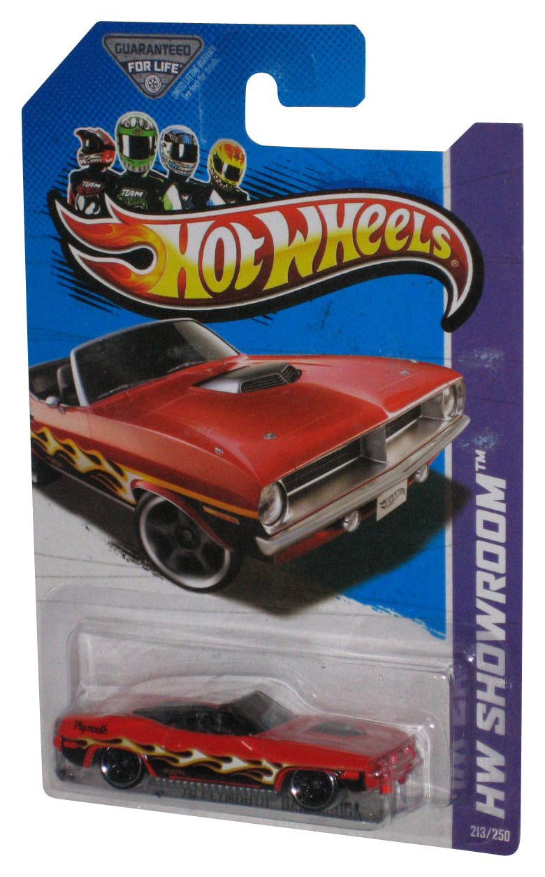 Hot Wheels HW Showroom (2012) Red '70 Plymouth Barracuda Toy car 213/250