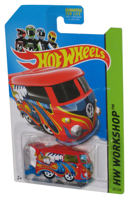 Hot Wheels HW Workshop (2013) Red Volkswagen Kool Kombi Toy Car 201/250