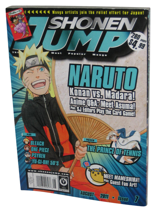 Shonen Jump August 2011 Vol. 9 Issue 7 Paperback Magazine Book - (Naruto Konan vs Madara Cover)