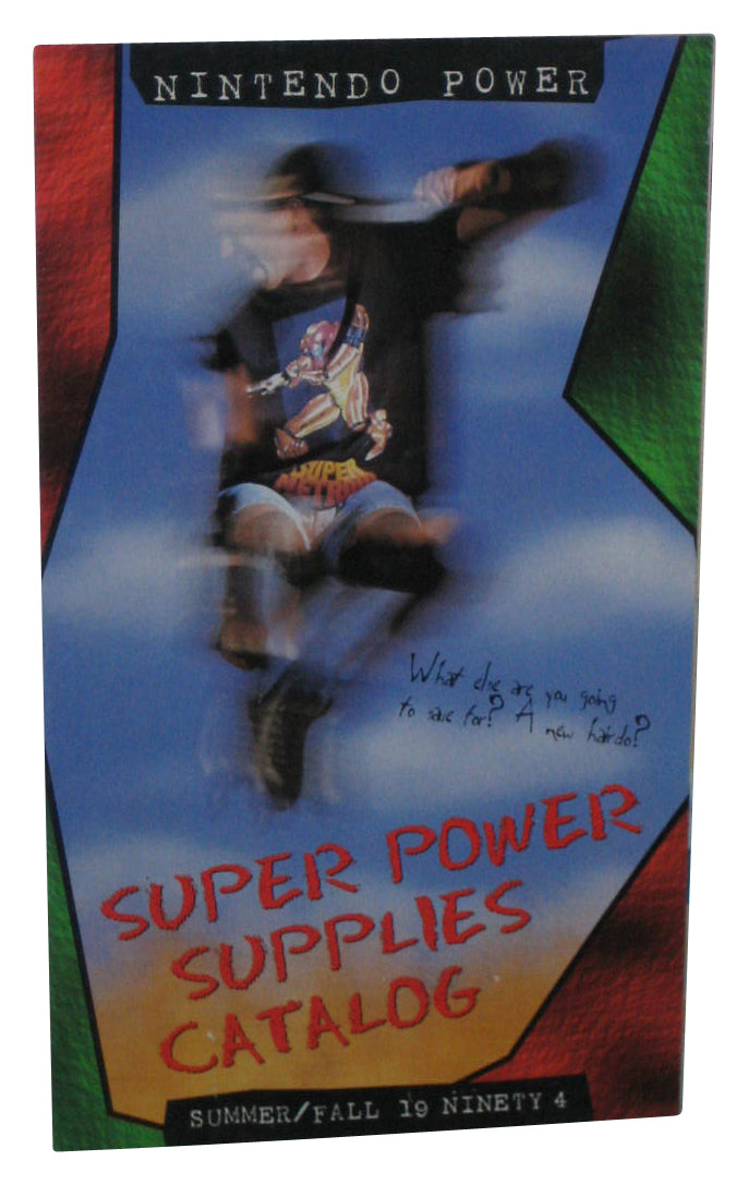 Nintendo Power Super Supplies Catalog Summer Fall 1994 Paperback Book