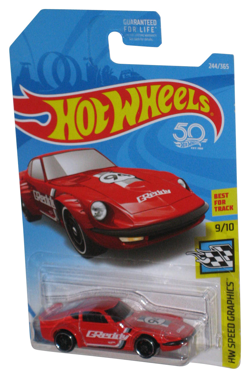 Hot Wheels HW Speed Graphics 9/10 (2017) Red Nissan Fairlady Z Toy Car 244/365