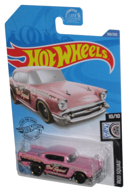 Hot Wheels '57 Chevy (2017) Rod Squad 10/10 Pink Toy Car 180/250