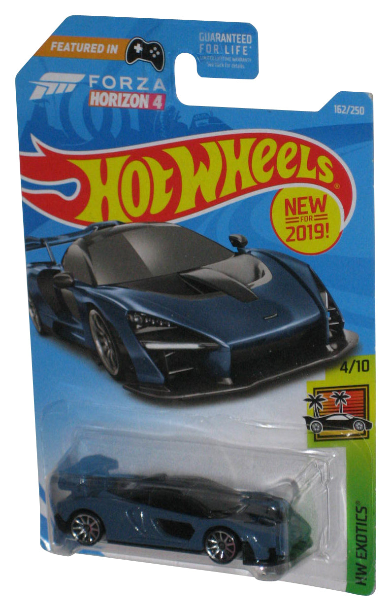 Hot Wheels Forza Horizon 4 Exotics 4/10 (2019) Blue McLaren Senna Car 162/250