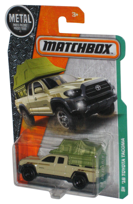 Matchbox Green '16 Toyota Tacoma (2016) Metal Toy Truck 86/125