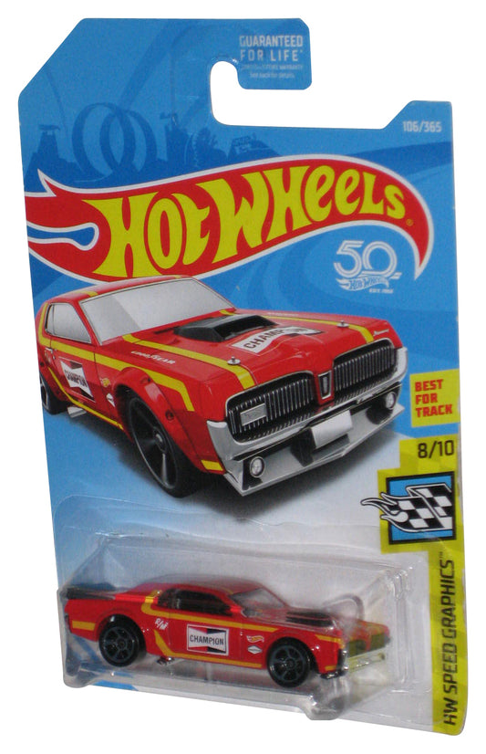 Hot Wheels 50th HW Speed Graphics 8/10 (2017) Red Toy Car 106/365