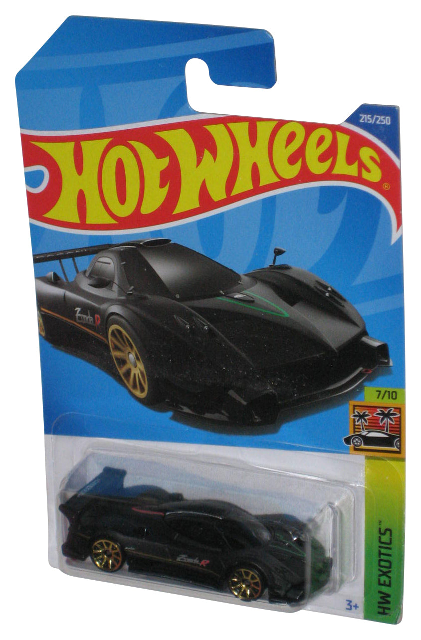 Hot Wheels HW Exotics 7/10 (2021) Black Pagani Zonda R Toy Car 215/250